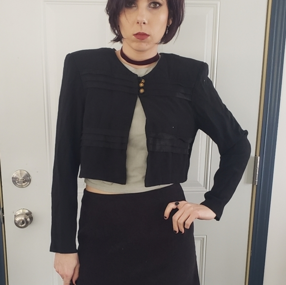 Vintage 80s Cropped Jacket